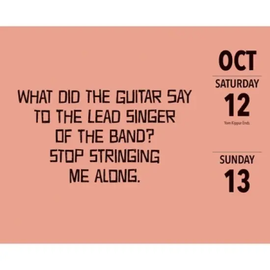 Willow Creek Press 2024 Daily Desk Calendar 5.2"x6.2" Bad Dad Jokes image {2}