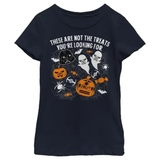Girl's Star Wars Halloween Not the Treats T-Shirt image {6}
