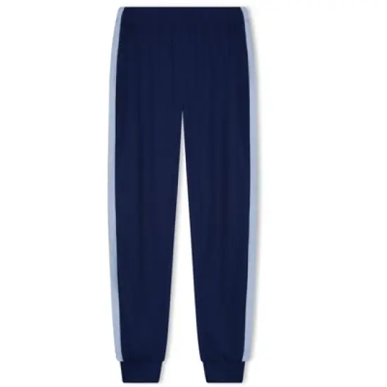 Sleep On It Boys Blue Camo Soft Novelty Fleece 2-Piece Hooded Pajama Sleep Pant Set image {1}