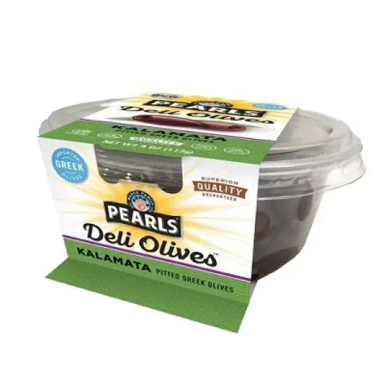 Pearls Deli Pitted Greek Kalamata Olives - 4oz image {2}
