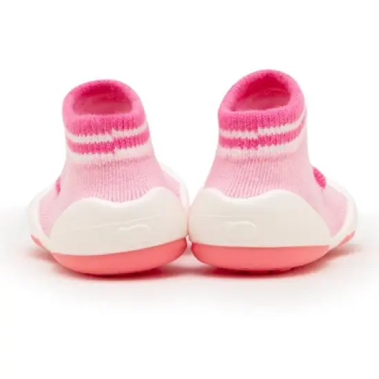 Komuello Baby Girl First Walk Sock Shoes Piglet Pink image {3}