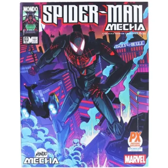 Mondo Tees, LLC Marvel Mecha Spider-Man Miles Morales 10 Inch Action Figure image {1}
