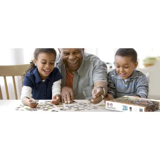 NCAA Texas Longhorns Game Day at the Zoo 500pc Jigsaw Puzzle: Sports Theme, Ages 10+ image {1}