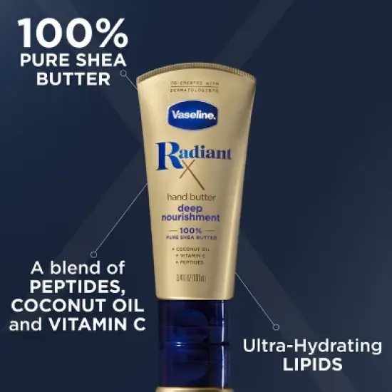 Vaseline Radiant X Deep Nourishment Hand Butter - 3.4oz image {3}