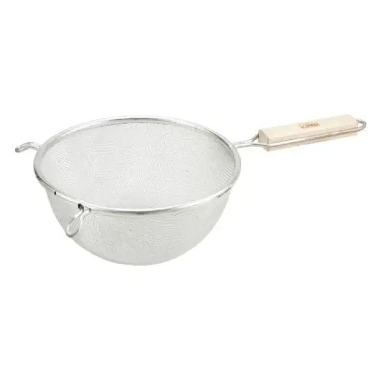 Winco Strainer with Single Fine Mesh, Stainless Steel, Tinned, 6.25" image {2}