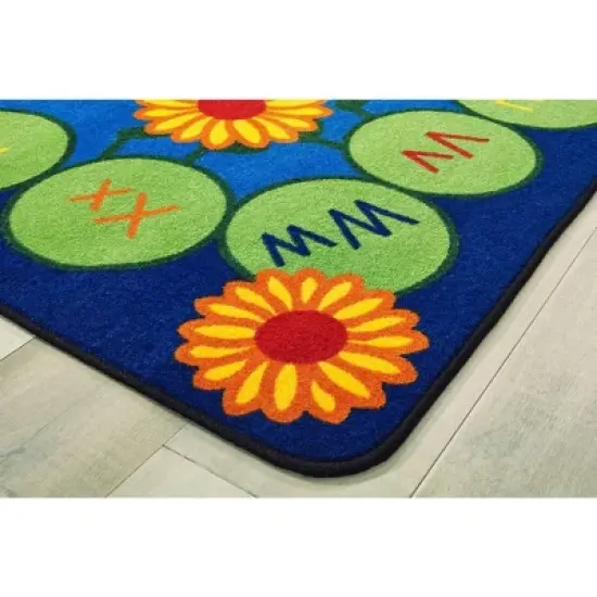Carpets for Kids ABC Caterpillar Learning Rug, Rectangle Multicolor 4'5"X5'10" image {1}