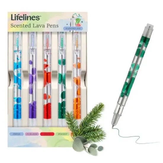 Lifelines 5pk Scented Lava Pen Set image {6}