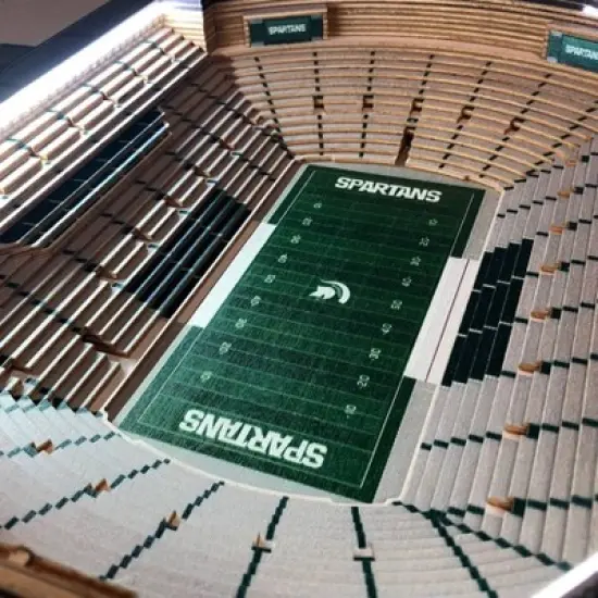 NCAA Michigan State Spartans 25-Layer StadiumViews Lighted End Table image {2}