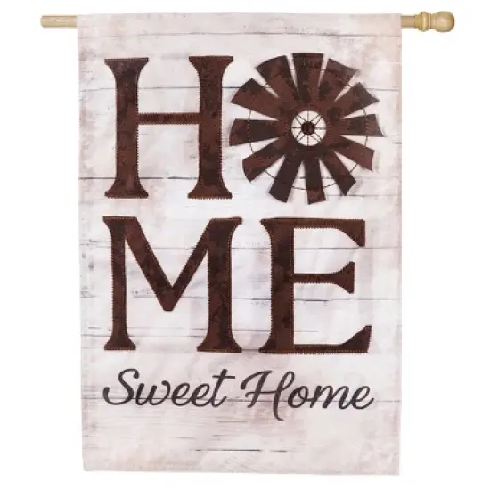 Evergreen Windmill Home Sweet Home Suede House image {1}