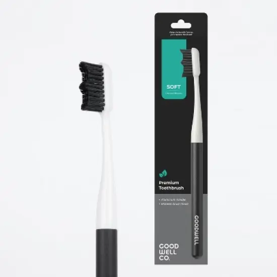 Goodwell Sustainable Toothbrush with Bioplastic Replacement Brush image {5}