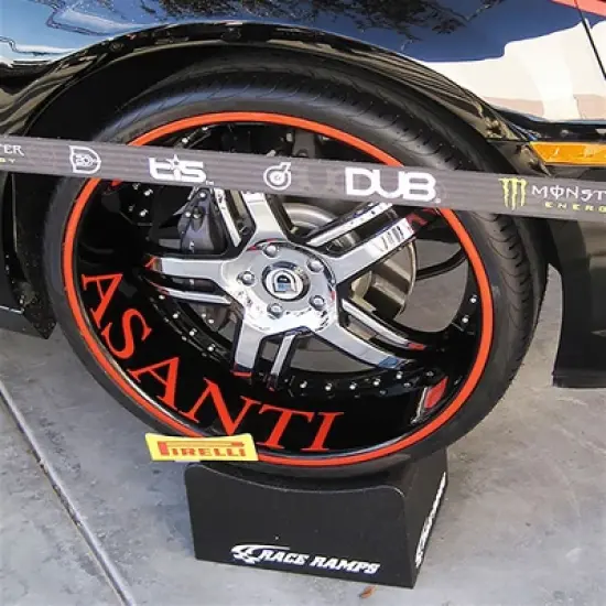 Race Ramps 8 Inch Wheel Cribs for Car Maintenance and Display, Lightweight, Non-Scratch, Ideal for Oil Changes and Garage Use, RR-WC-8 image {5}