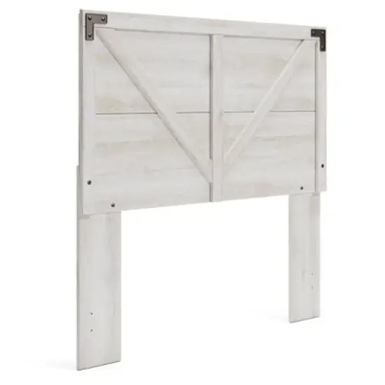Shawburn Panel Headboard White/Dark Gray - Signature Design by Ashley image {4}