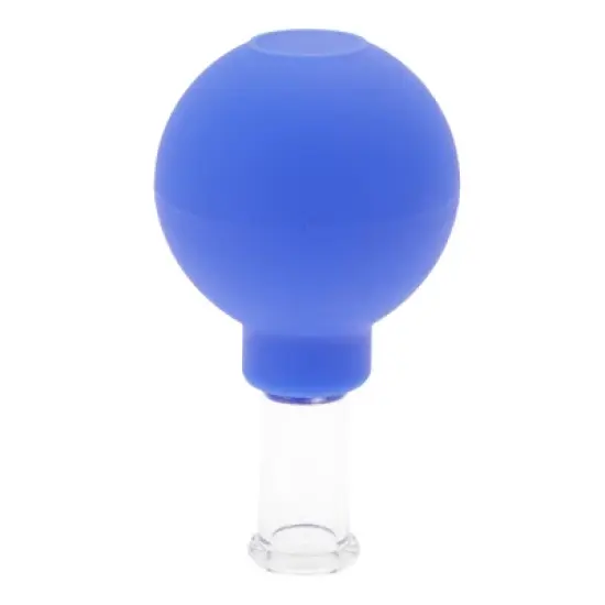 Unique Bargains Convenient Cupping Facial Tool Blue 1 Pc image {5}