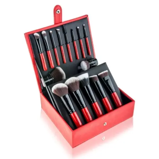 SHANY Vanity Vox Brush set with Storage Box and Stand  - 15 pieces image {4}