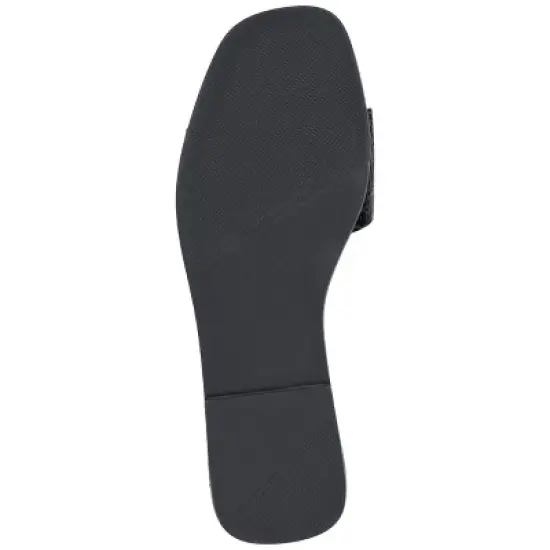 Journee Collection Womens Joarie Tru Comfort Foam Slip On Croco Slide Sandals image {4}