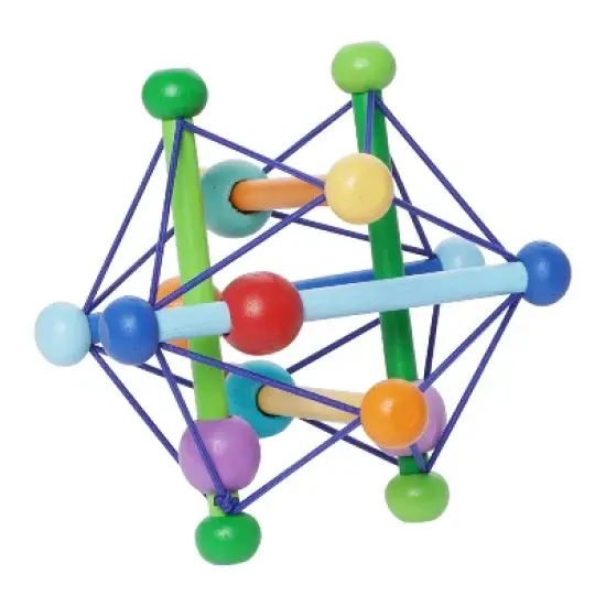 Manhattan Toy Skwish Color Burst Rattle and Teether Grasping Activity Toy (Boxed) image {5}