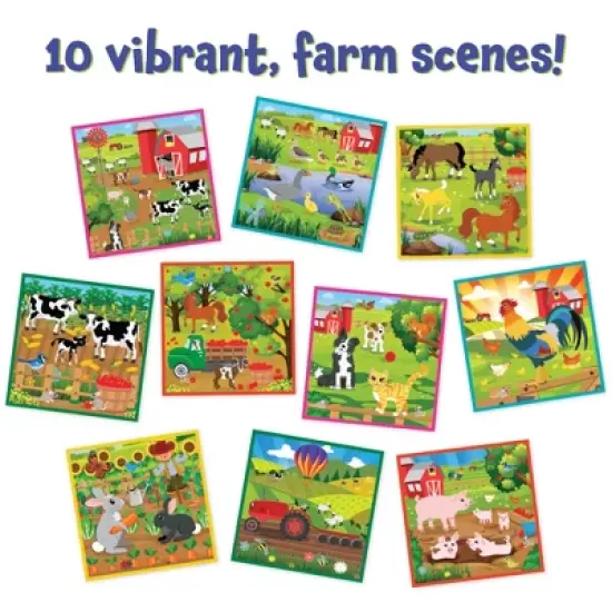 READY 2 LEARN&trade; Magic Scratch Paper, Farm image {1}