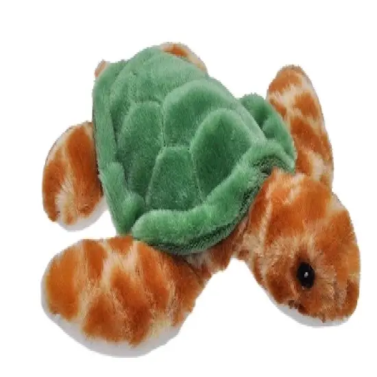 Wild Republic Ecokins Mini Sea Turtle Stuffed Animal, 8 Inches image {1}