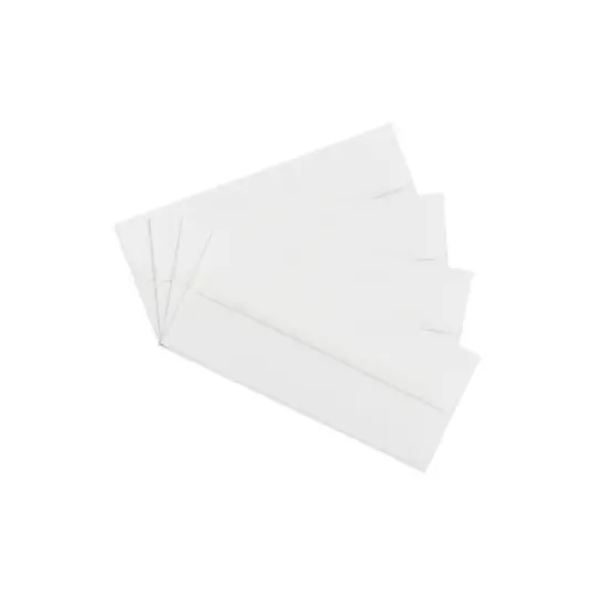JAM Paper Strathmore #10 Business Envelope 4 1/8" x 9 1/2" Bright White Wove 25/Pack (64933) image {2}