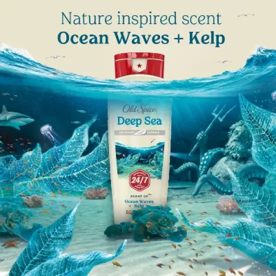 Old Spice Men's Deep Cleanse Body Wash - Deep Sea Minerals -18 fl oz image {4}