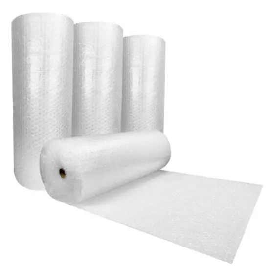 UOFFICE Medium Bubble Cushioning Wrap - 48" Wide x 400' Long-with Medium 5/16" Bubbles image {7}