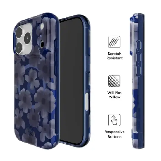 Velvet Caviar Apple iPhone 17 Pro MagSafe Phone Case - Midnight Blossom image {4}
