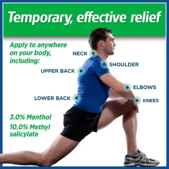 Salonpas Pain Relief Patch, Up to 12 Hours Temporary Relief of Mild to Moderate Pain, Backache, Sore Muscle, Sprains, Bruises, Large 9 Count image {3}