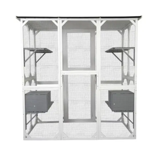 Large Catio Outdoor Indoor Cat Enclosure image {11}