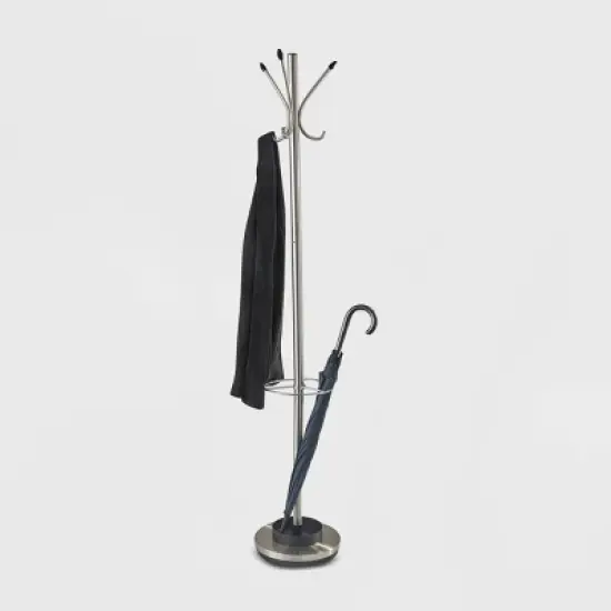Umbrella Stand & Coat Rack Steel - Adesso image {1}