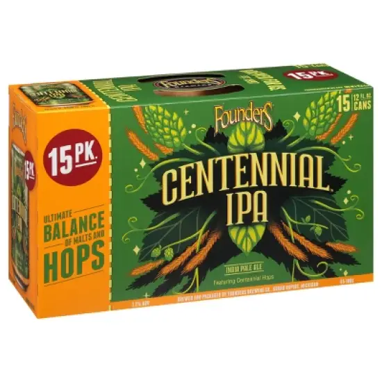 Founders Centennial IPA Beer - 15pk/12 fl oz Cans image {11}