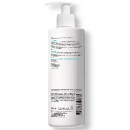 La Roche Posay Toleriane Hydrating Gentle Face Wash with Ceramide for Normal to Dry Sensitive Skin, Oil Free - 13.5 fl oz image {2}