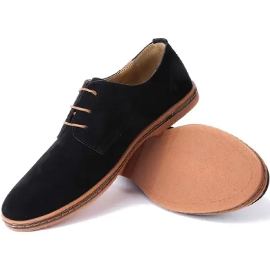 Mio Marino - Men's Classic Suede Oxford Shoes image {4}
