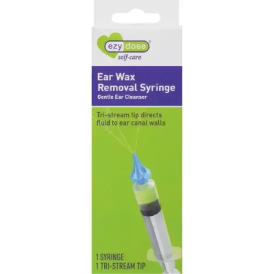 Ezy Dose Ear Wax Removal Syringe Gentle Self-Care Ear Cleanser 1 ea image {2}