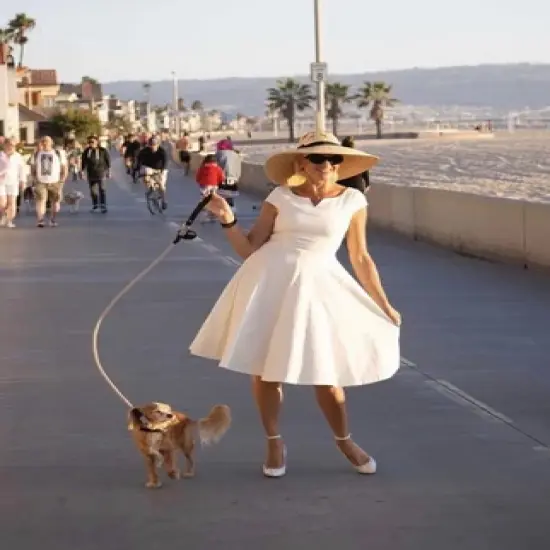 PoisePup &ndash; Luxury Pet Dog Collar &ndash; Soft Premium Italian Leather Padded Adjustable Collar for Small, Medium and Large Dogs - Dark Knight image {2}