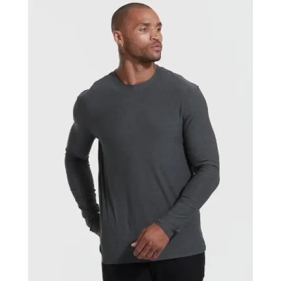 Men's Active Long Sleeve Crew Neck T-Shirt - True Classic image {4}