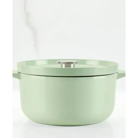 KitchenAid 6qt Enameled Cast Iron Induction Dutch Oven Pistachio image {14}