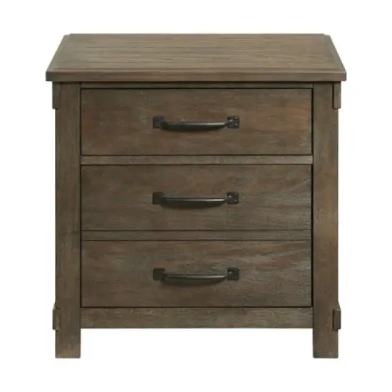 Jack 2 Drawer Nightstand with Usb Ports - Picket House Furnishings image {11}