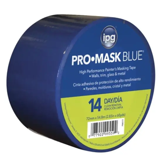 IPG Pro-Mask 2.83 in. W X 60 yd L Blue Masking Tape image {1}