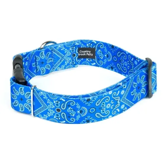 Country Brook Petz HossFit Jr Wide Deluxe Dog Collar - Country and Western Collection image {2}