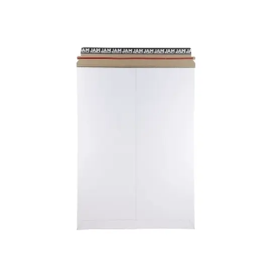 JAM Paper Stay-Flat Photo Mailer 13" x 18" White Sold Individually 6PSW image {3}
