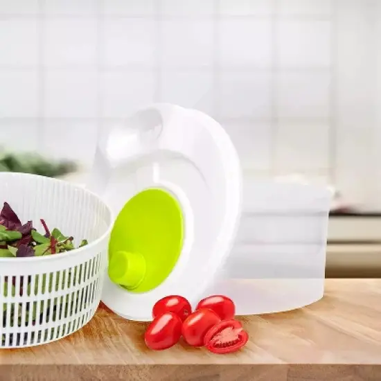 Fortune Candy 3L Multifunctional Vegetable Spinner and Grater, Compact Salad Strainer Bowl for Quick Prep, Easy to Clean, Lightweight Kitchen Gadget image {11}