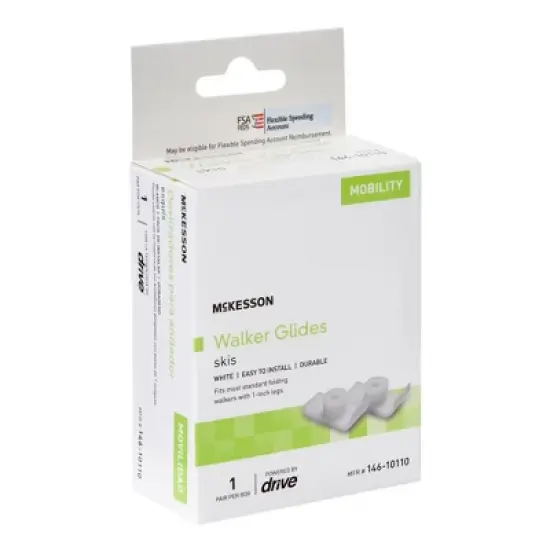 McKesson Walker Ski Glides for 1" Canes, 2 Pairs image {3}