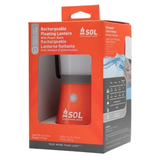 Survive Outdoors Longer Floating Lantern with Power Bank image {1}