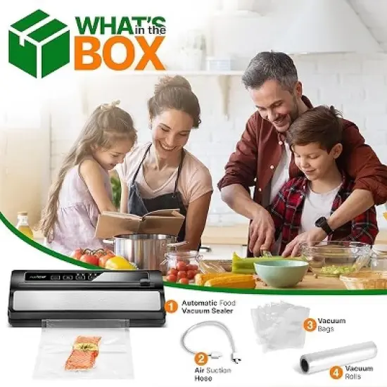 NutriChef Digital Food Vacuum Sealer System image {5}