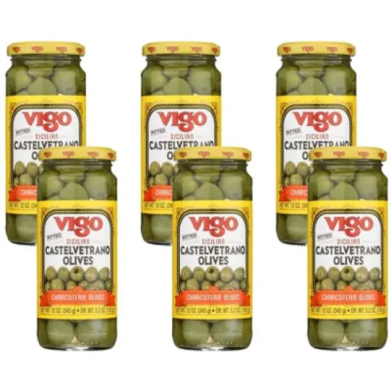 Vigo Pitted Castelvetrano Olives - 6 pack, 5.2 oz image {4}