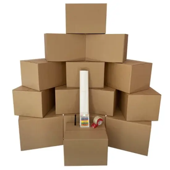 UBMOVE Self Service 200' To 400' Storage Container Kit 14 Boxes + Supplies image {8}