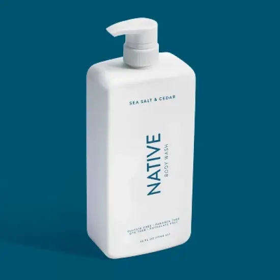 Native Sea Salt & Cedar Body Wash - 36 fl oz image {3}