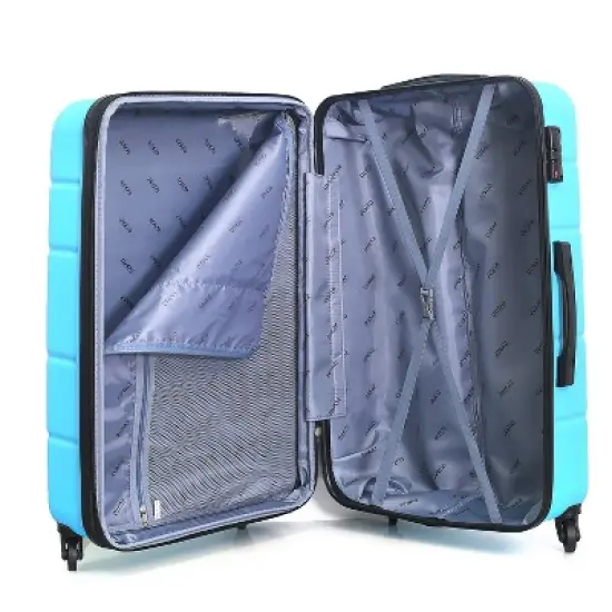 DUKAP Rodez Lightweight Hardside Carry On Spinner Suitcase image {7}