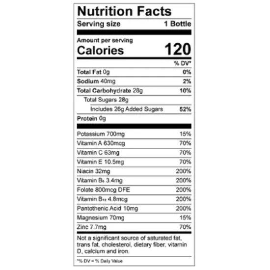 BODYARMOR Strawberry Banana - 16 fl oz Bottle image {6}