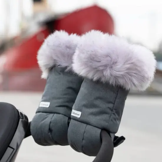 7AM Enfant Warmmuffs Stroller Gloves - Heather Gray Dark image {3}